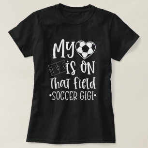 Fotboll Gigi min hjärta är på det T Shirt