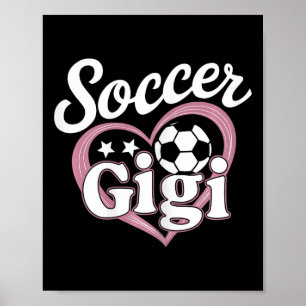 Fotboll Gigi Söt Mormor Hjärt Fotbollsspelare Son Poster
