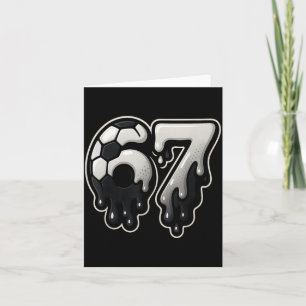 Fotboll Glass Drip 67 Sex Sju Gen Alpha Slang Kort