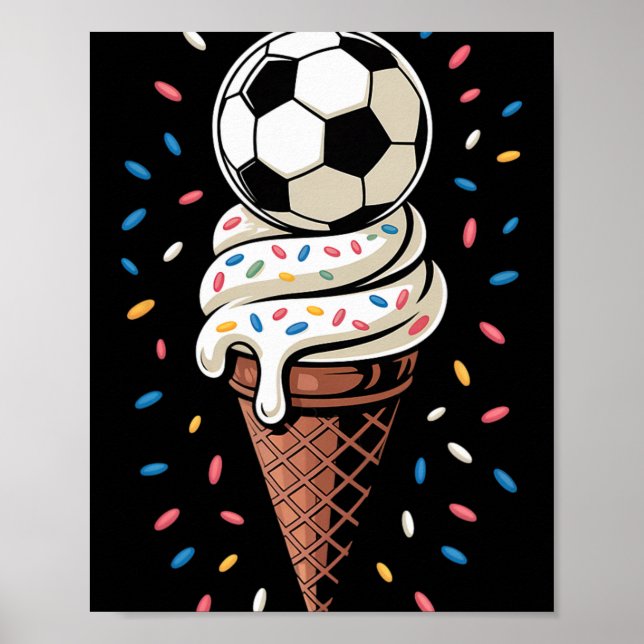 Fotboll Glass Strömmande Herr Kvinnor Spel Fotboll Poster (Framsidan)