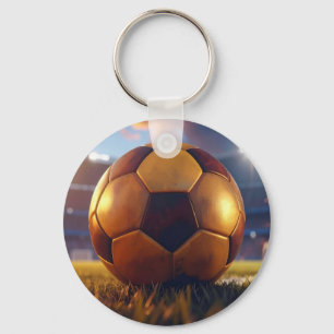 Fotboll - Golden Boll Nyckelring