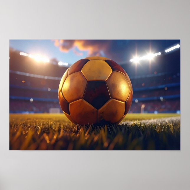 Fotboll - Golden Boll Poster (Framsidan)