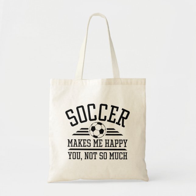 Fotboll gör att jag inte så mycket Lycklig Tygkasse (Framsidan)