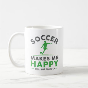 Fotboll gör mig Lycklig Kaffemugg
