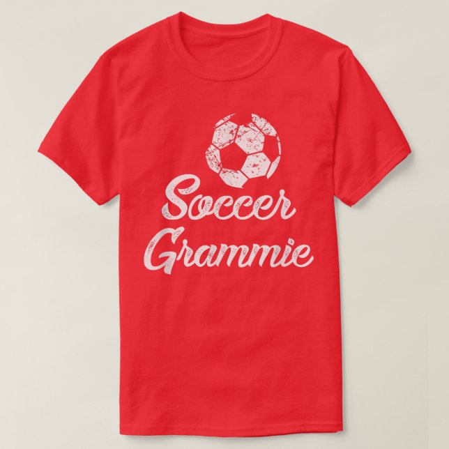 Fotboll Grammie, Cute Funny Player Fläkt Gift T Shirt (Design framsida)