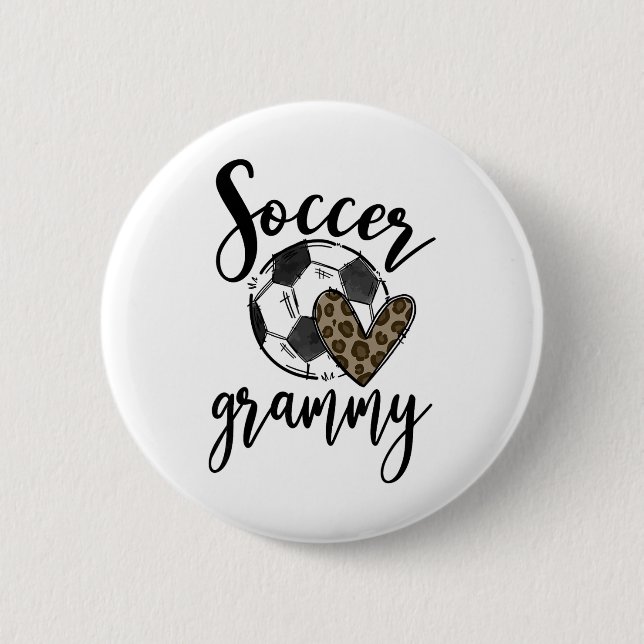 Fotboll Grammy Leopard Rolig Fotboll  Knapp (Framsida)