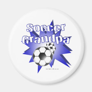 Fotboll Grandpa Magnet
