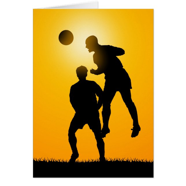 Fotboll Hälsningskort (Framsidan)