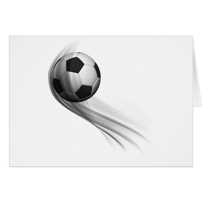 fotboll hälsningskort (Framsidan Horizontal)