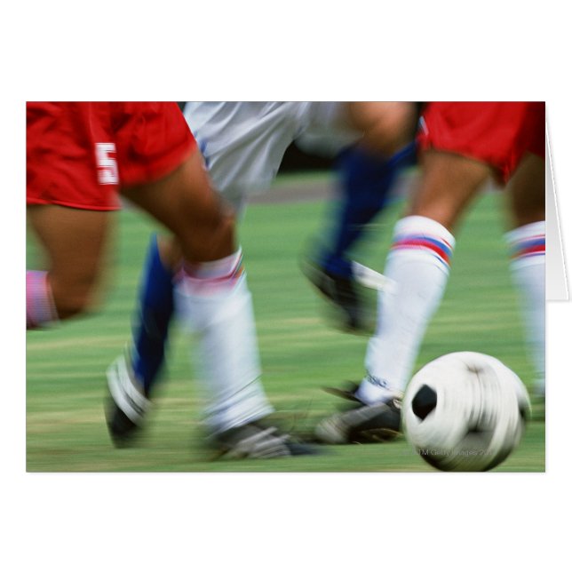 Fotboll Hälsningskort (Framsidan Horizontal)