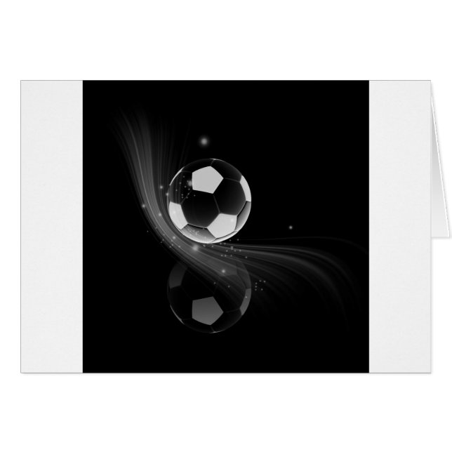 fotboll hälsningskort (Framsidan Horizontal)