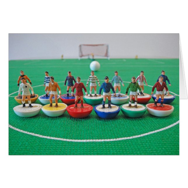 Fotboll Hälsningskort (Framsidan Horizontal)