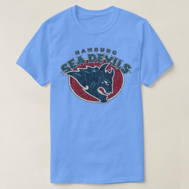 Fotboll Hamburg Sea Djävulen 00 T Shirt (Design framsida)