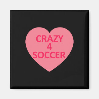 Fotboll - Heart Love Alla hjärtans dag Personlig C Magnet