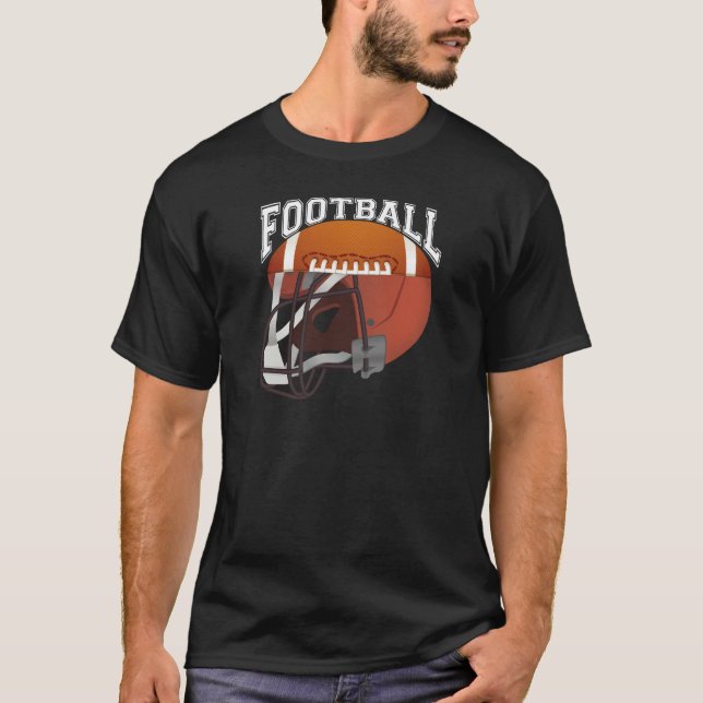 Fotboll Helmet Graphic Tee (Framsida)