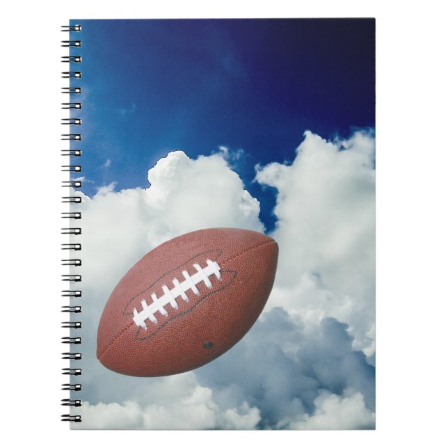 Fotboll, Himmel, moln Anteckningsbok (Framsidan)