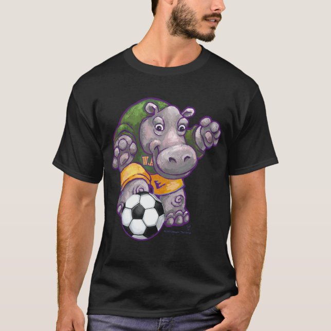 Fotboll Hippo Manar-Shirts Tee (Framsida)