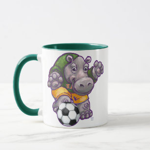 Fotboll Hippo Mugg