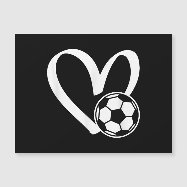 Fotboll, hjärta (Framsida)