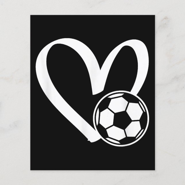 Fotboll, hjärta (Framsida)