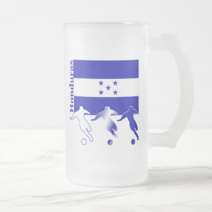 Fotboll Honduras Frostat Ölglas