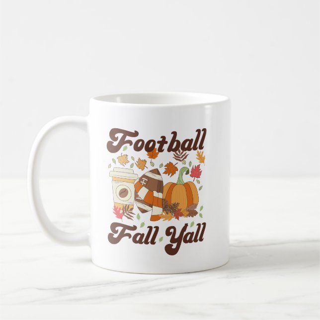 Fotboll Höst Kaffe Pumpa Höst Y'all Kaffemugg (Vänster)
