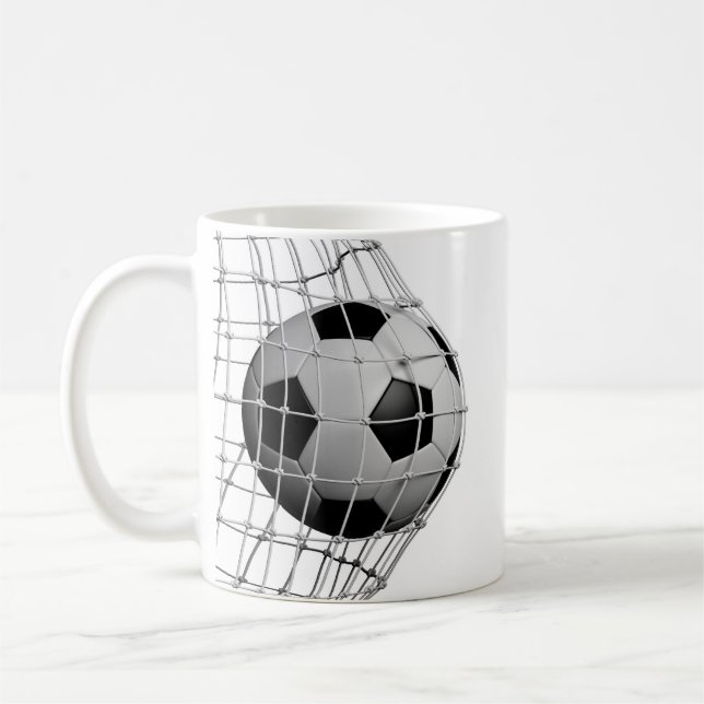 Fotboll i boll kaffemugg (Vänster)
