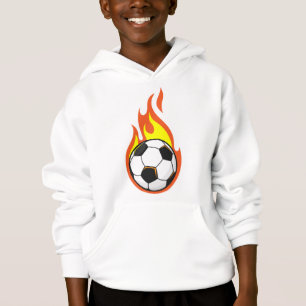 Fotboll i brand t shirt