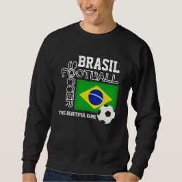 Fotboll i Brasilien Lång Ärmad Tröja