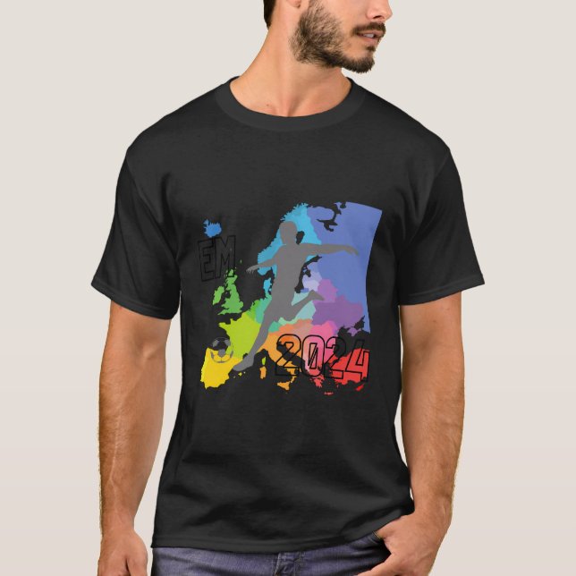 Fotboll i Europa 2024 T Shirt (Framsida)
