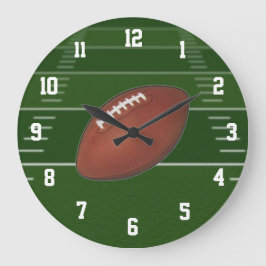 Fotboll i Fält Clock Stor Klocka