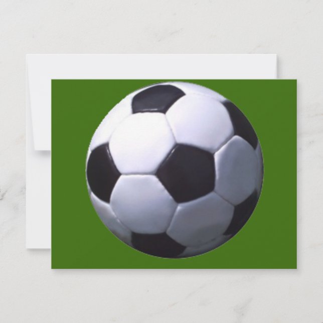 Fotboll i fotboll inbjudningar (Framsida)