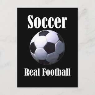 Fotboll i fotboll vykort