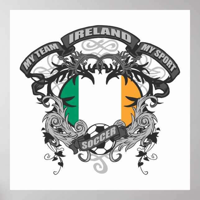 Fotboll i Irland Poster (Framsidan)