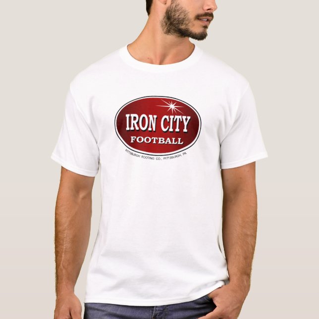 Fotboll i järn City Pittsburgh Tröja (Framsida)
