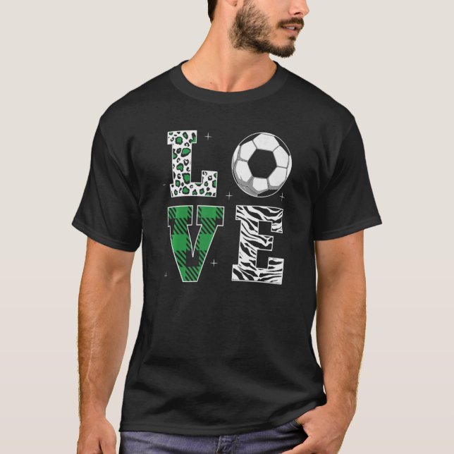 Fotboll i kärlek t shirt (Framsida)