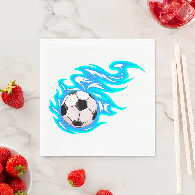 Fotboll i mästerskap pappersservett (Skapare uppladdad)