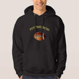Fotboll i Pittsburgh Hoodie