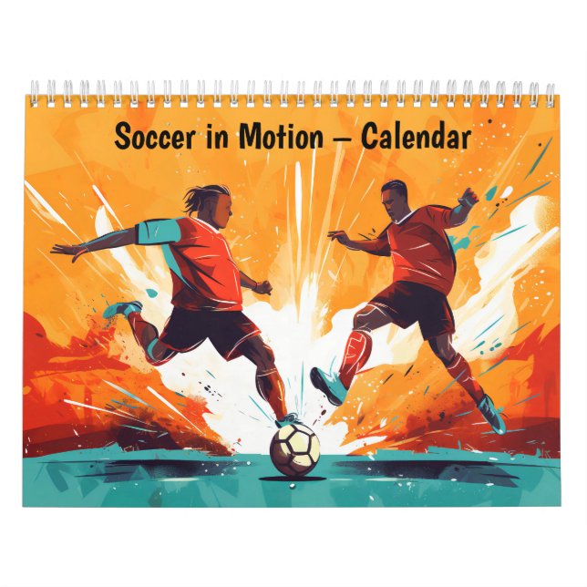 Fotboll i rörelse – Kalender (Omslag)