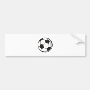 Fotboll i seriefigurstil bildekal