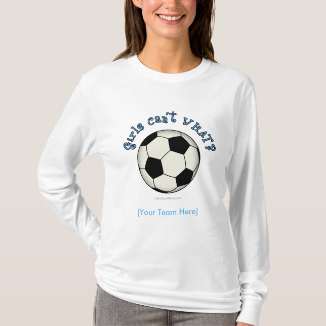 Fotboll i svart t-shirt (Framsida)