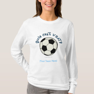 Fotboll i svart tee