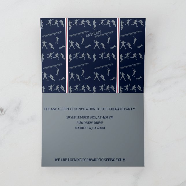 Fotboll Inbjudan (Inuti)