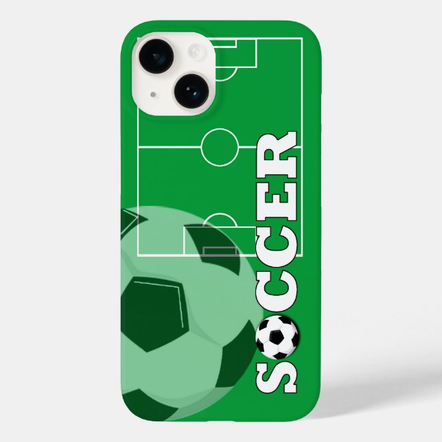 Fotboll iphone case (Baksida)