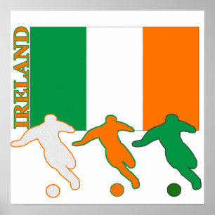 Fotboll Irland Poster