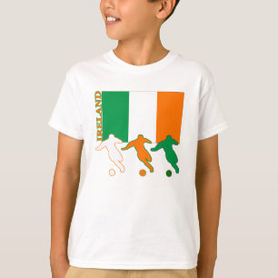 Fotboll Irland tänder T-tröja Tee Shirt