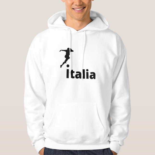 Fotboll, Italien, anpassade Hoodie (Framsida)