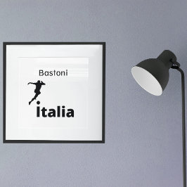 Fotboll, Italien, anpassade Poster