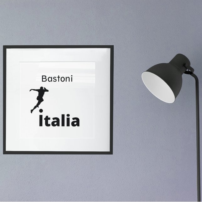 Fotboll, Italien, anpassade Poster (Skapare uppladdad)