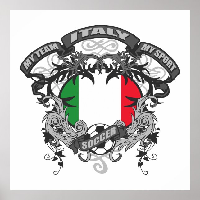 Fotboll, Italien Poster (Framsidan)